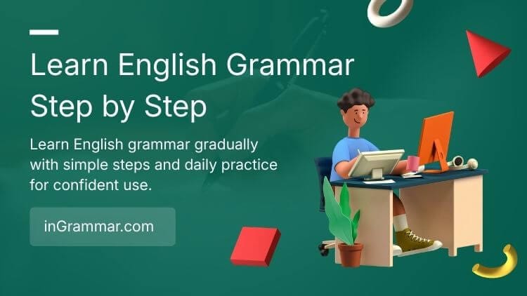 learn English grammar step by step