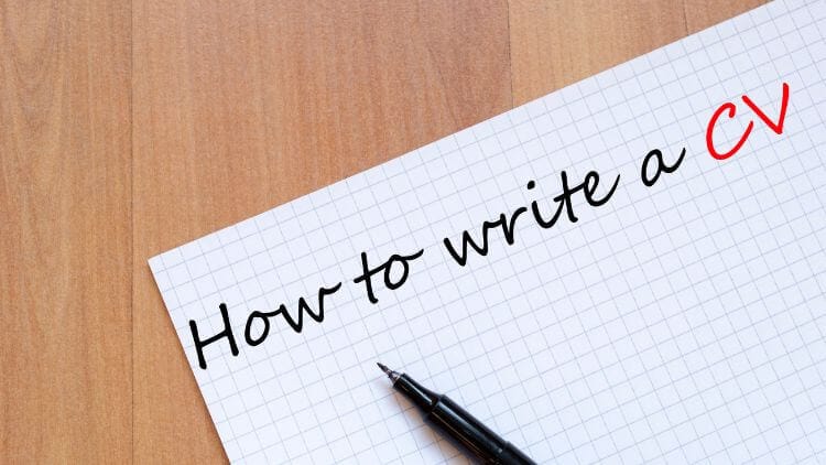 How to Write a CV